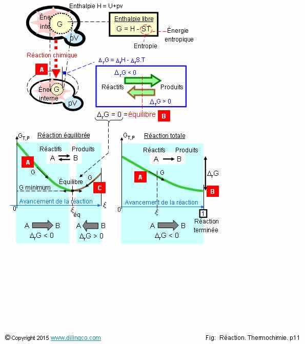 Variation enthalpie libre   