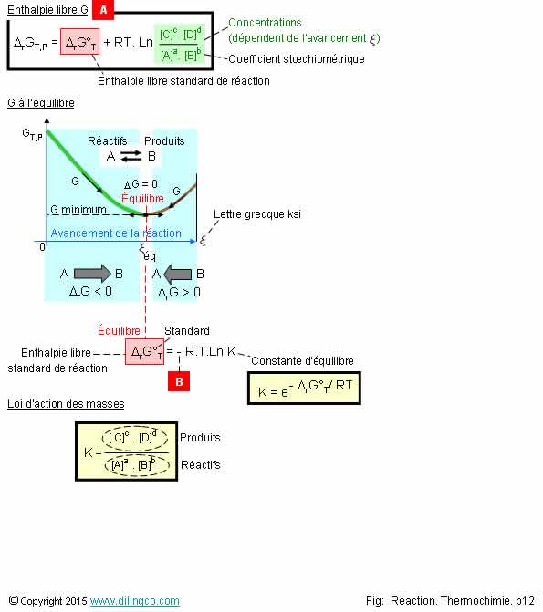  Enthalpie g et quilibres chimiques  